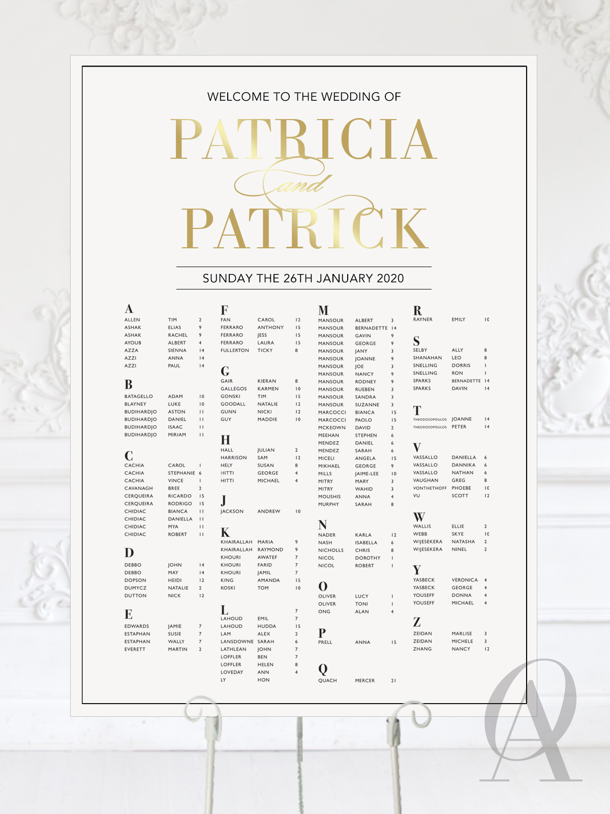 wedding-seating-chart-gold-foil-scgf05